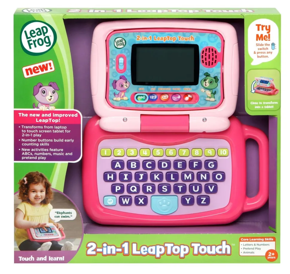 LeapFrog 2-In-1 Leaptop Touch Pink Shop