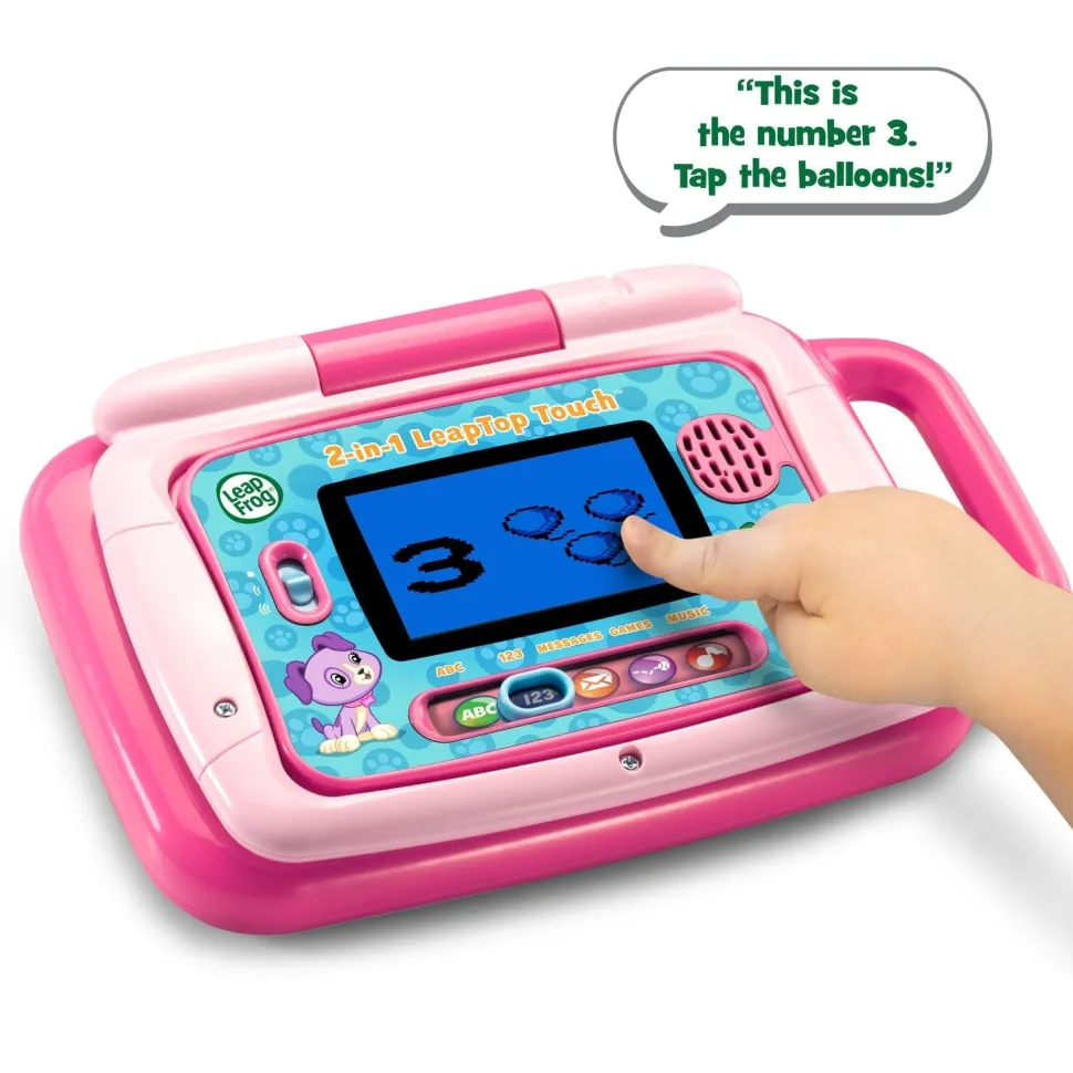 LeapFrog 2-In-1 Leaptop Touch Pink Shop