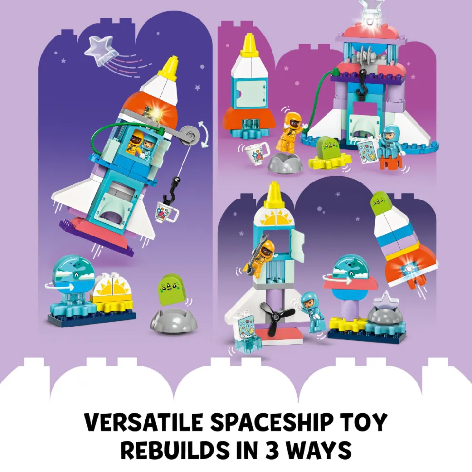 LEGO 10422 Duplo 3 In 1 Space Shuttle Adventure Fashion