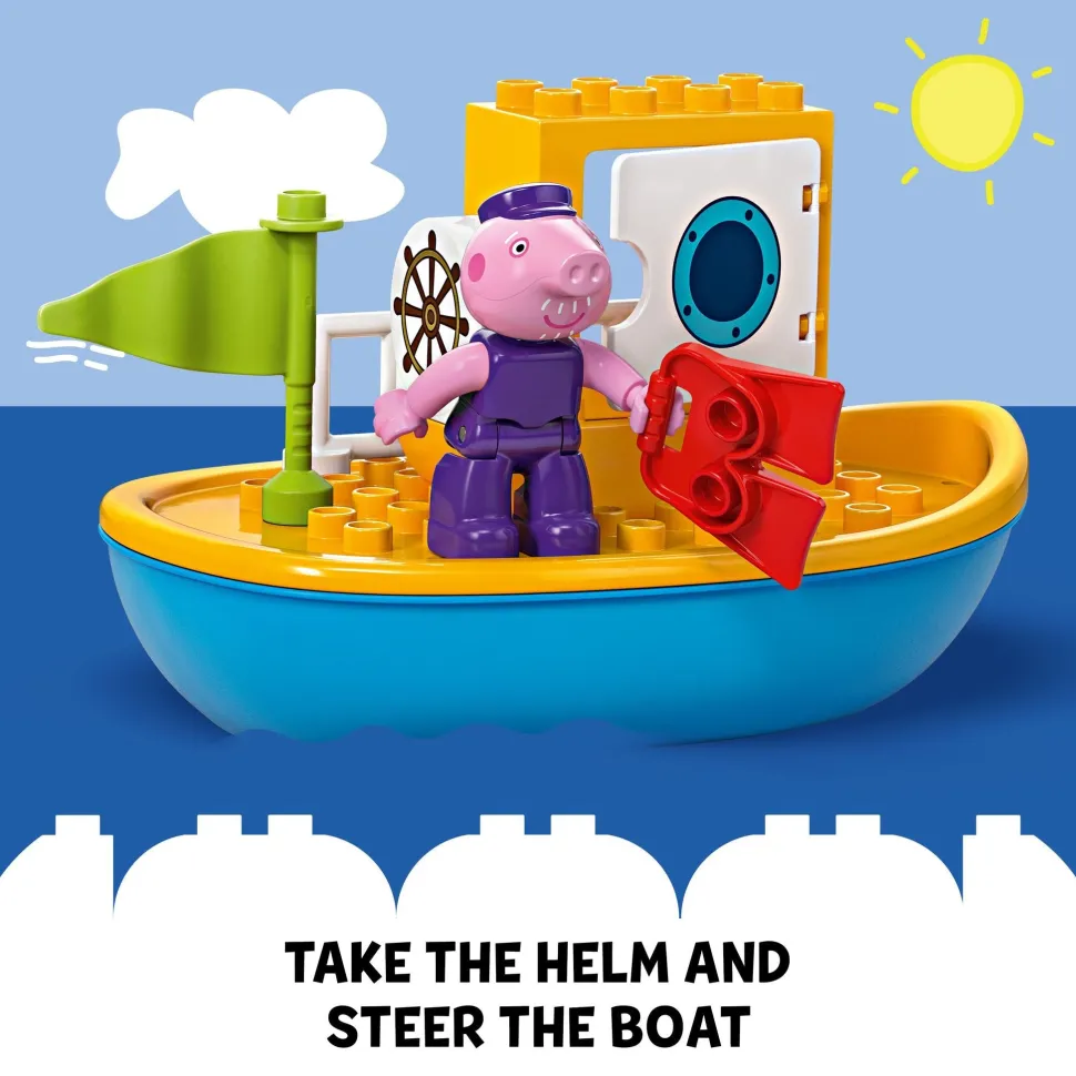 LEGO 10432 Duplo Peppa Pig Boat Trip Cheap