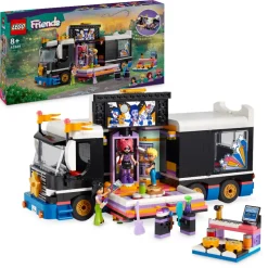 LEGO 42619 Friends Pop Star Music Tour Bus New