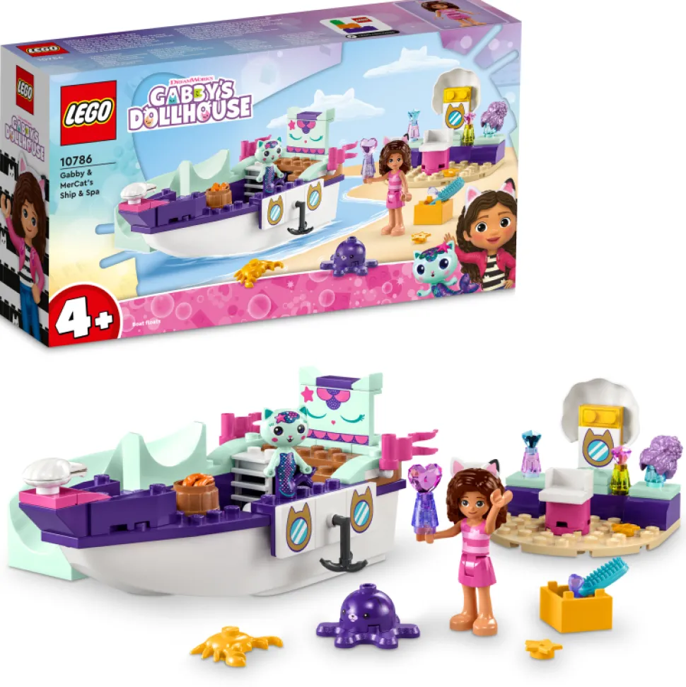 LEGO 10786 Gabby's Dollhouse Gabby & Mercats Ship And Spa Store