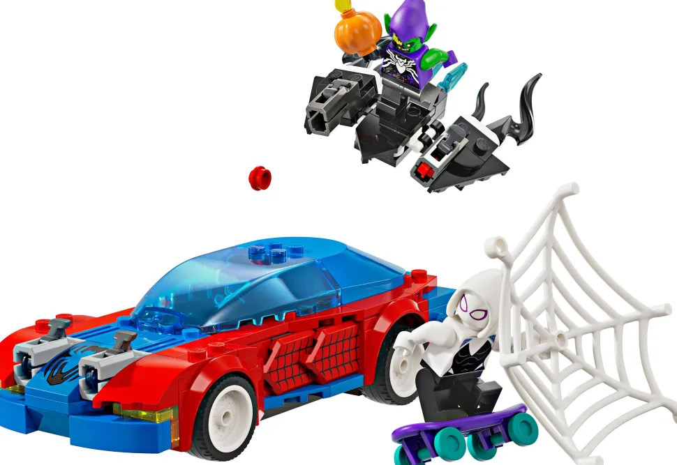 LEGO 76279 Marvel Spider-Man Race Car & Venom Green Goblin Fashion