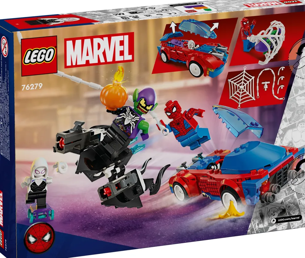 LEGO 76279 Marvel Spider-Man Race Car & Venom Green Goblin Fashion