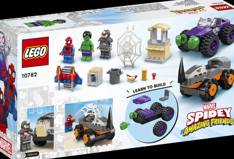 LEGO 10782 Marvel Spidey Hulk Vs. Rhino Truck Showdown Cheap
