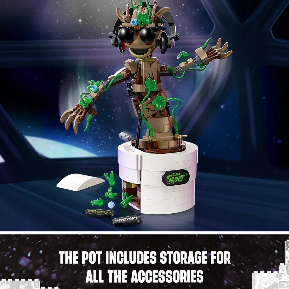 LEGO 76297 Marvel Super Heroes Dancing Groot Flash Sale