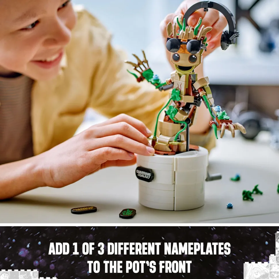 LEGO 76297 Marvel Super Heroes Dancing Groot Flash Sale