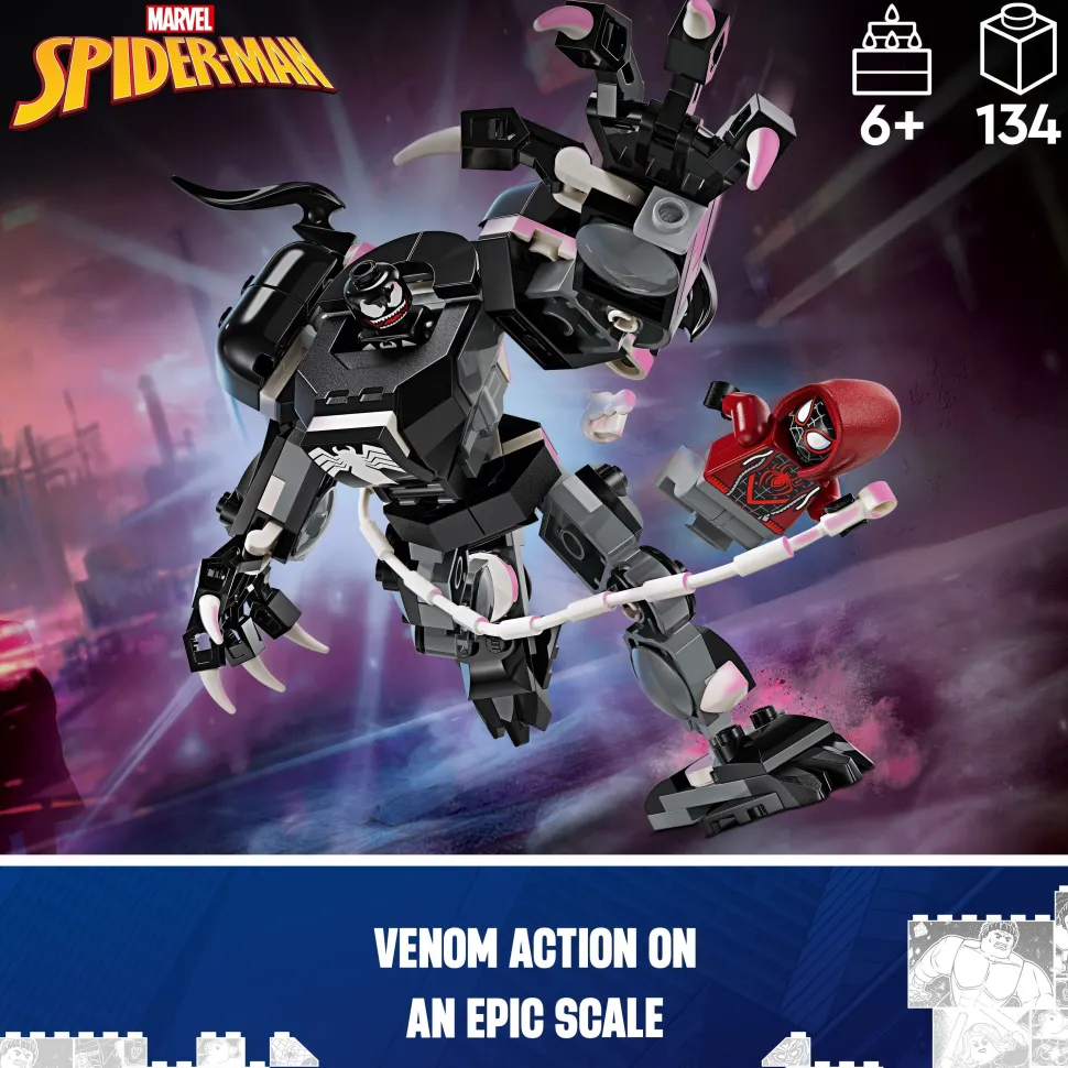LEGO 76276 Marvel Venom Mech Armor Vs. Miles Morales Hot