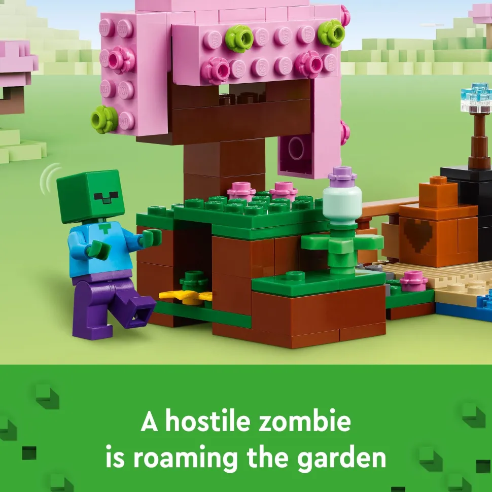 LEGO 21260 Minecraft The Cherry Blossom Garden Shop
