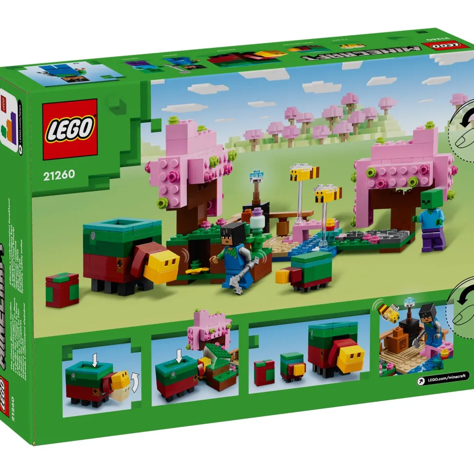 LEGO 21260 Minecraft The Cherry Blossom Garden Shop