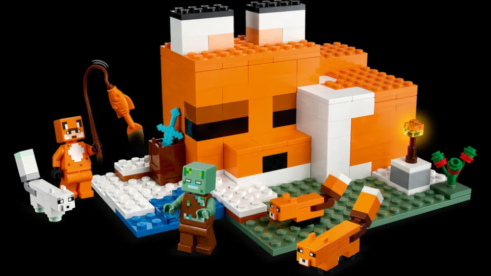 LEGO 21178 Minecraft The Fox Lodge Cheap