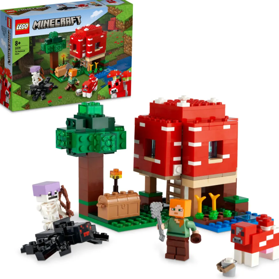 LEGO 21179 Minecraft The Mushroom House Fashion