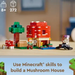 LEGO 21179 Minecraft The Mushroom House Fashion