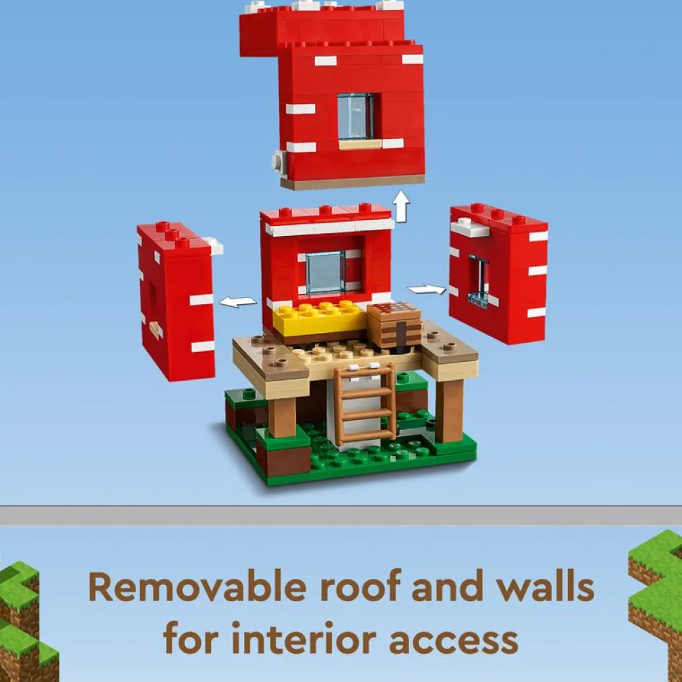 LEGO 21179 Minecraft The Mushroom House Fashion