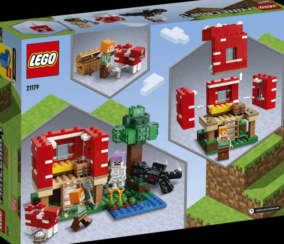 LEGO 21179 Minecraft The Mushroom House Fashion