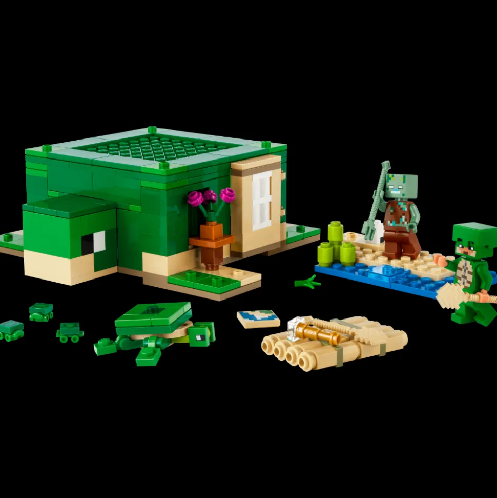 LEGO 21254 Minecraft The Turtle Beach House Shop