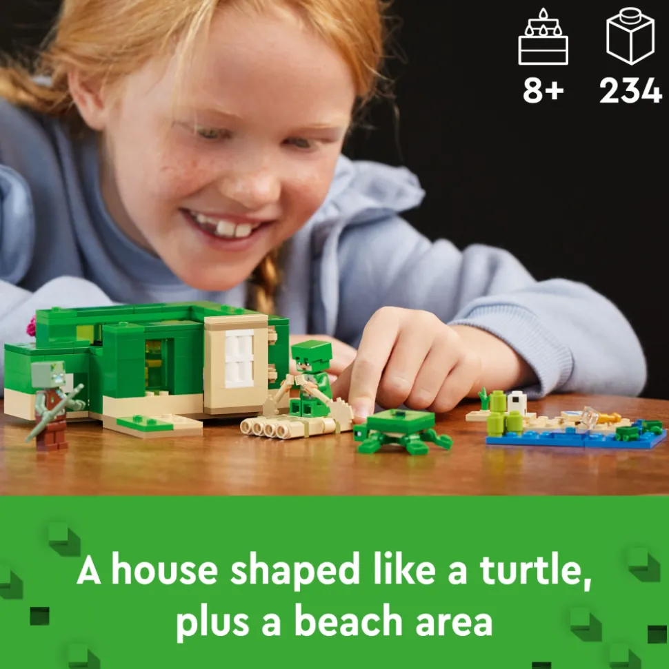 LEGO 21254 Minecraft The Turtle Beach House Shop