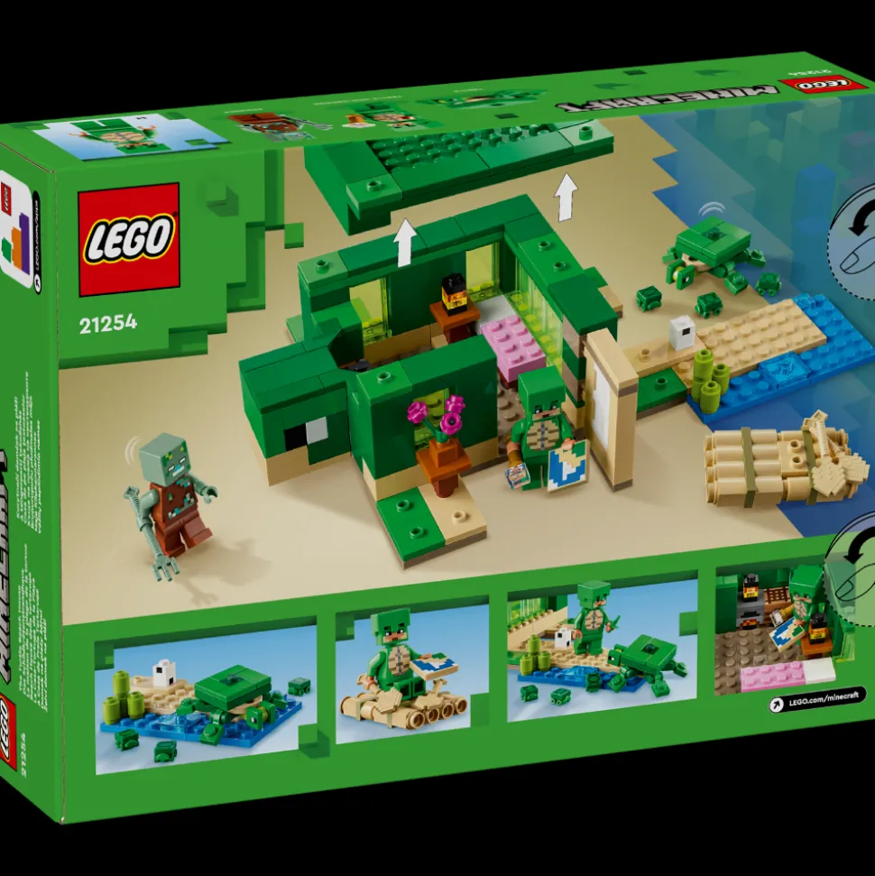 LEGO 21254 Minecraft The Turtle Beach House Shop