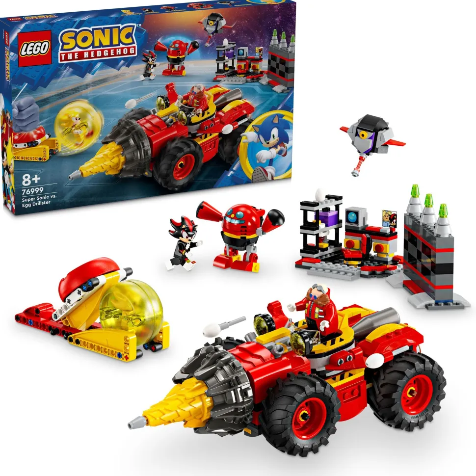 LEGO 76999 Sonic The Hedgehog Super Sonic Vs. Egg Drillster Best