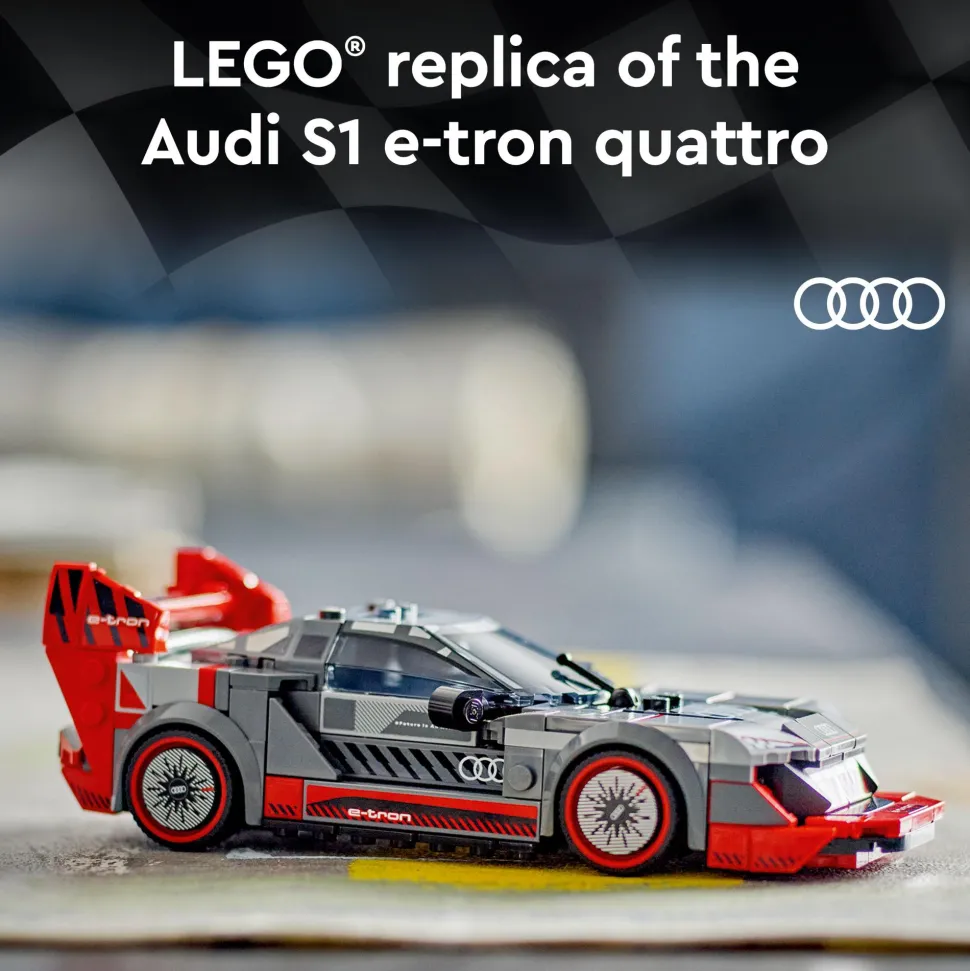 LEGO 76921 Speed Champions Audi S1 E-Tron Quattro Race Car Flash Sale