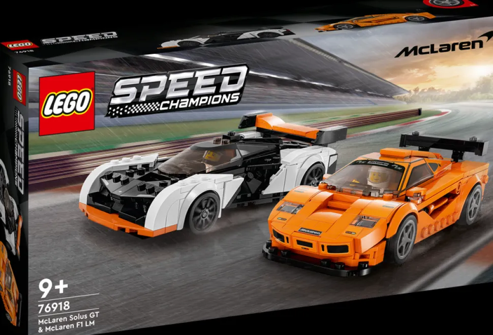LEGO 76918 Speed Champions Mclaren Solus GT And Mclaren F1 Lm Flash Sale