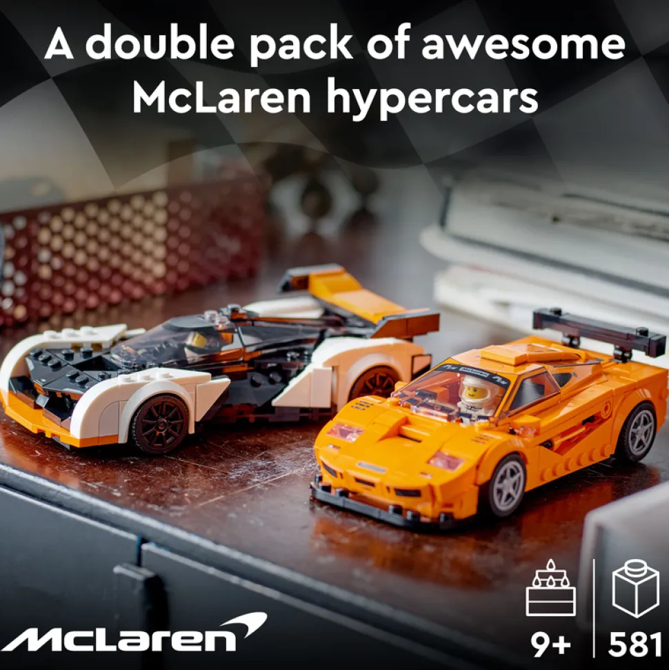 LEGO 76918 Speed Champions Mclaren Solus GT And Mclaren F1 Lm Flash Sale