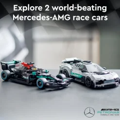 LEGO 76909 Speed Champions Mercedes-Amg F1 W12 E Performance & Mercedes-Amg Project One Shop