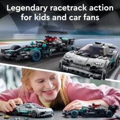LEGO 76909 Speed Champions Mercedes-Amg F1 W12 E Performance & Mercedes-Amg Project One Shop