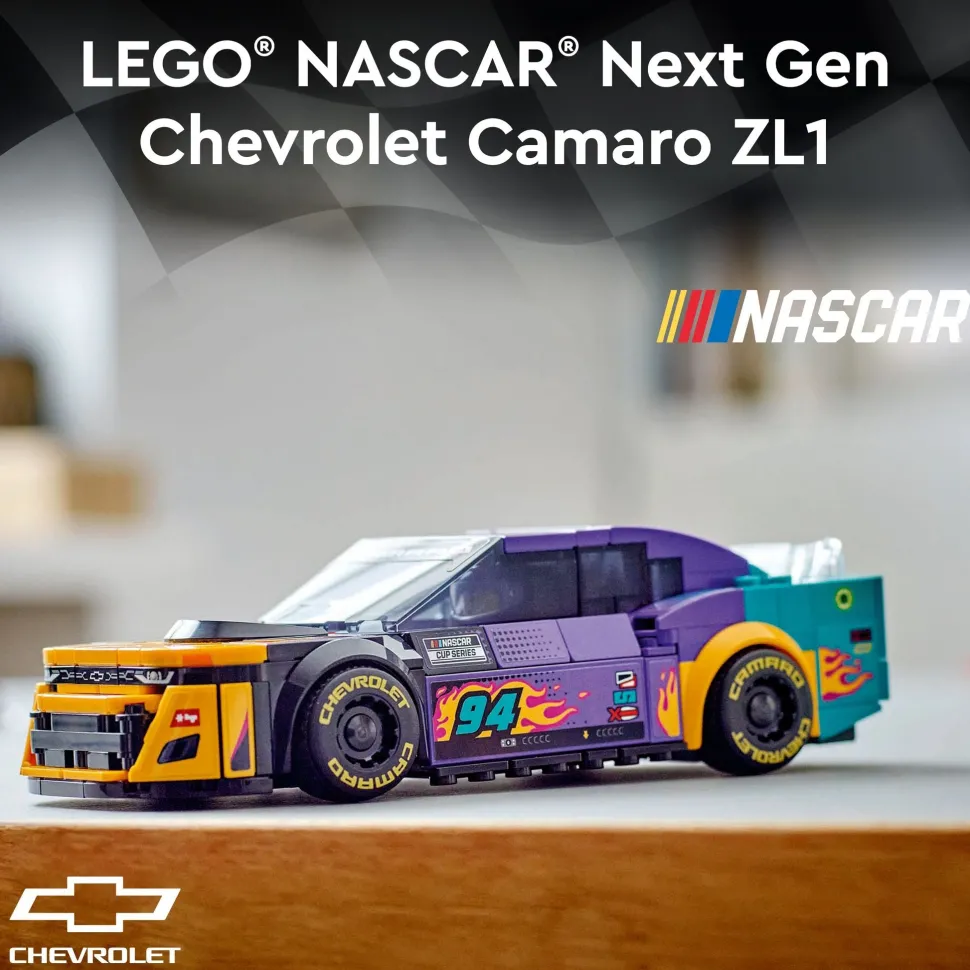 LEGO 76935 Speed Champions NASCAR Next Gen Chevrolet Camaro ZL1 Clearance