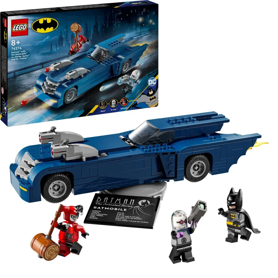 LEGO 76274 Super Heroes Batman With The Batmobile Vs. Harley Quinn And Mr. Freeze Best Sale