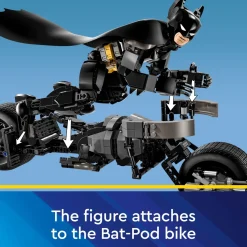 LEGO 76273 Super Heroes Batman Construction Figure And The Bat-Pod Bike Online