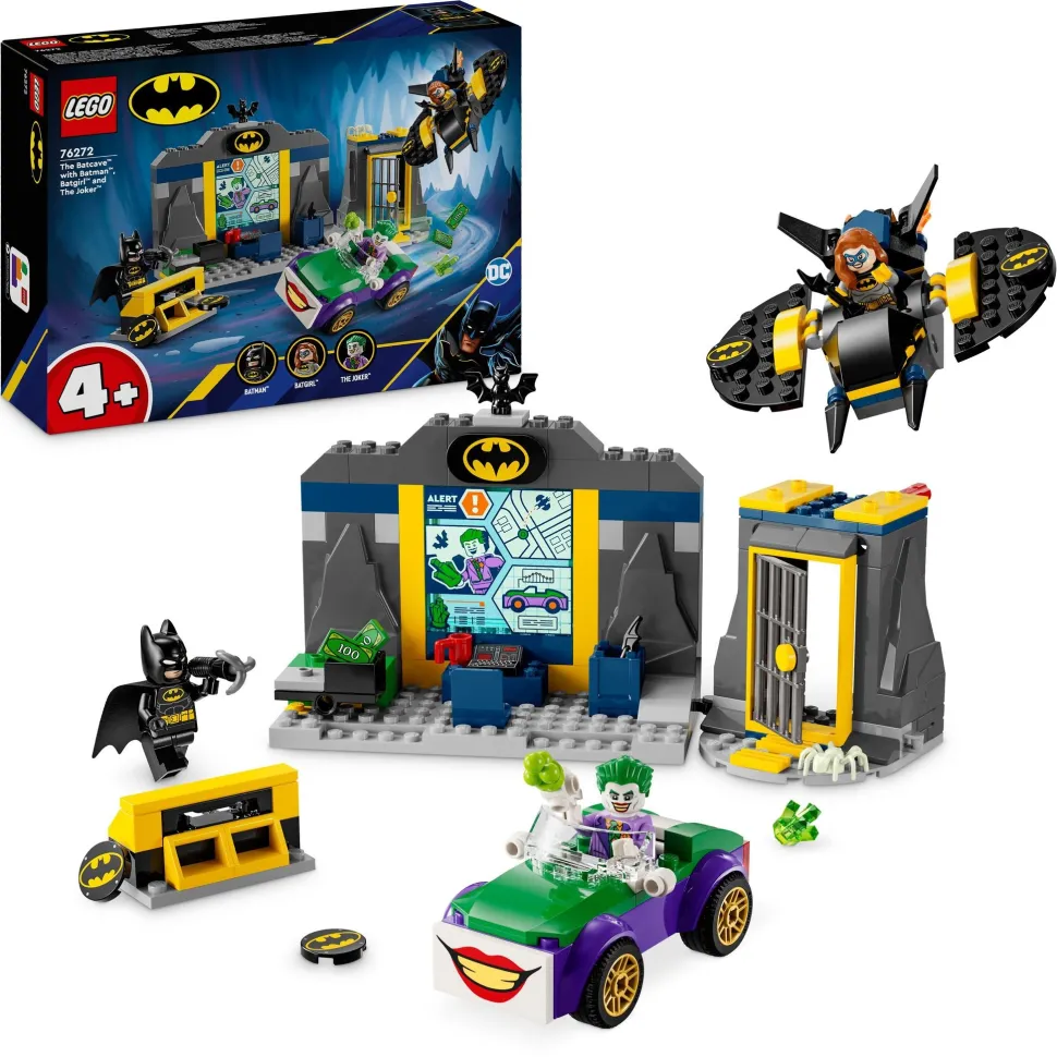 LEGO 76272 Super Heroes The Batcave With Batman, Batgirl And The Joker Clearance