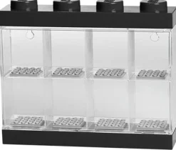 LEGO 8 Window Minifigure Display Case Black Discount