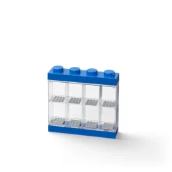 LEGO 8 Window Minifigure Display Case Blue Fashion