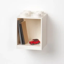 LEGO Brick Shelf 4 Knobs White Clearance