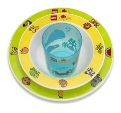 LEGO Duplo 3 Piece Tableware Set New