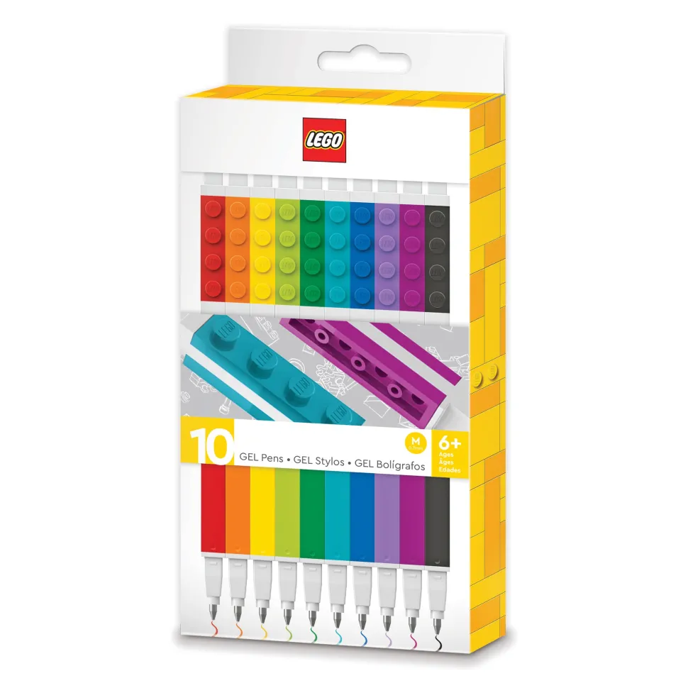 LEGO Gel Pens 10 Pack New