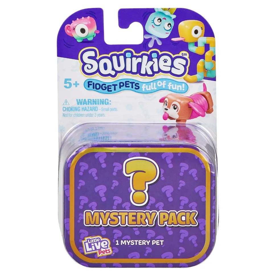 Little Live Pets Squirkies Fidget Pets Single Pack Assorted Styles Outlet