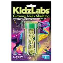 4M - Kidzlabs - Glowing T-Rex Skeleton Hot