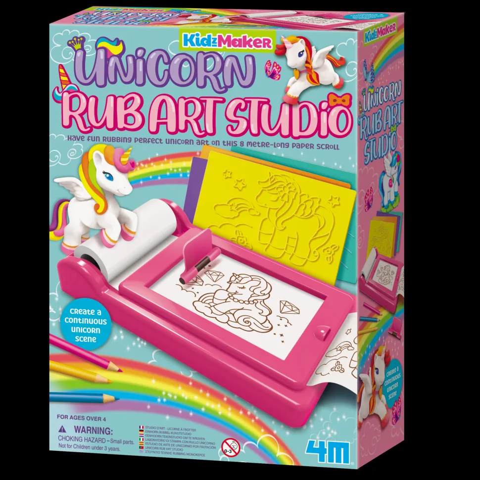 4M - Kidzmaker - Unicorn Rub Art Studio Discount