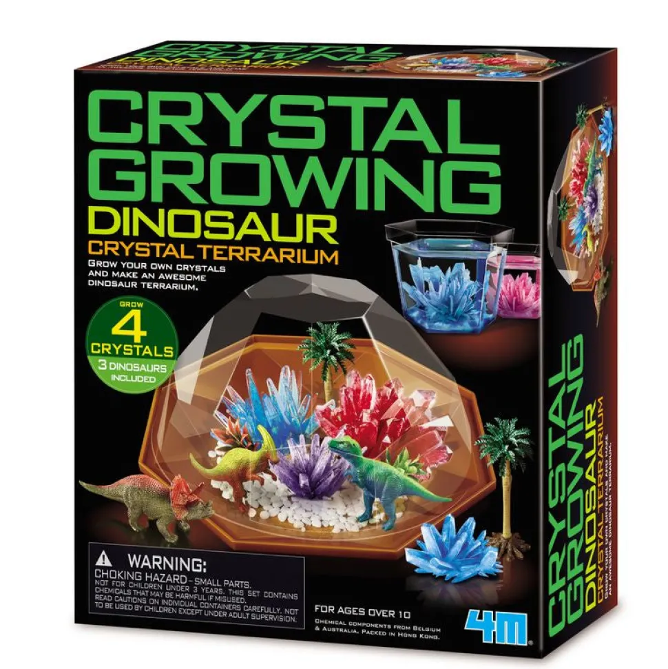 4M Crystal Growing Dinosaur Crystal Terrarium Store