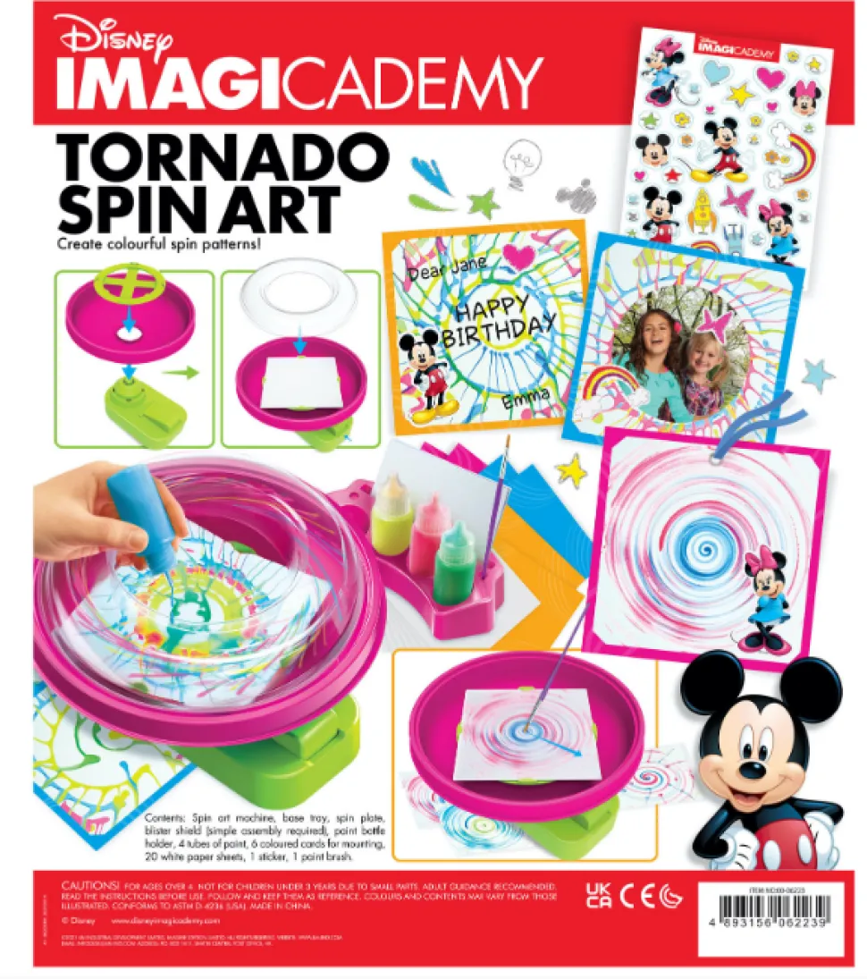 4M Disney Imagicademy Tornado Spin Art Hot