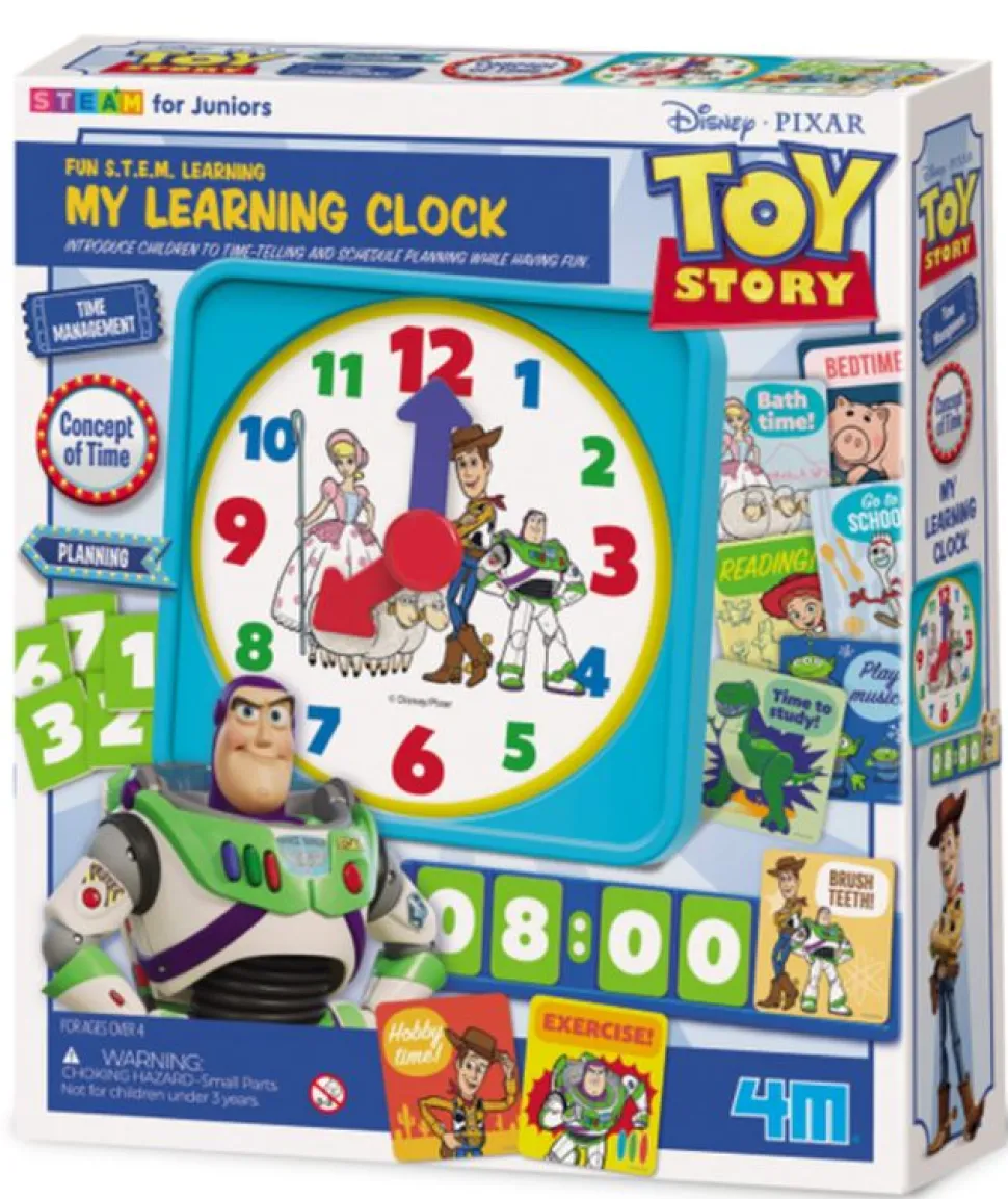 4M Disney Pixar Toy Story My Learning Clock Shop