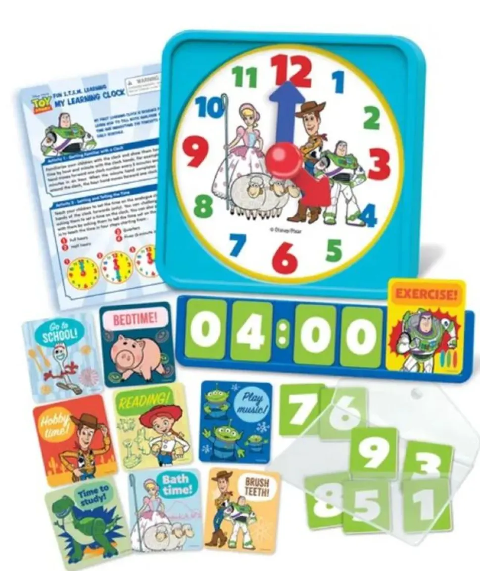 4M Disney Pixar Toy Story My Learning Clock Shop