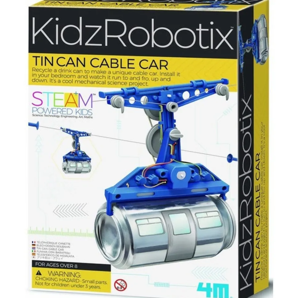 4M Fun Mechanics Tin Can Cable Car Discount