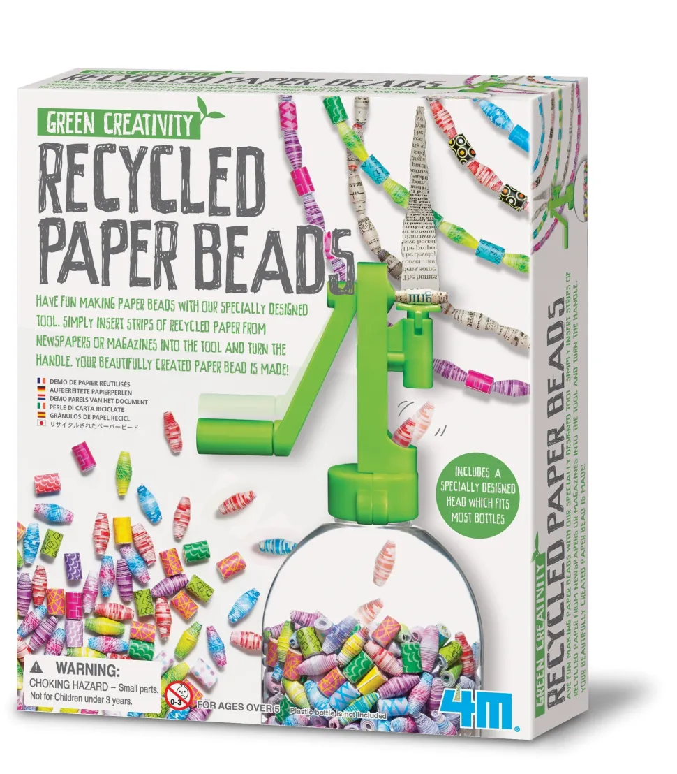 4M Green Creativity Recycled Paper Beads Flash Sale