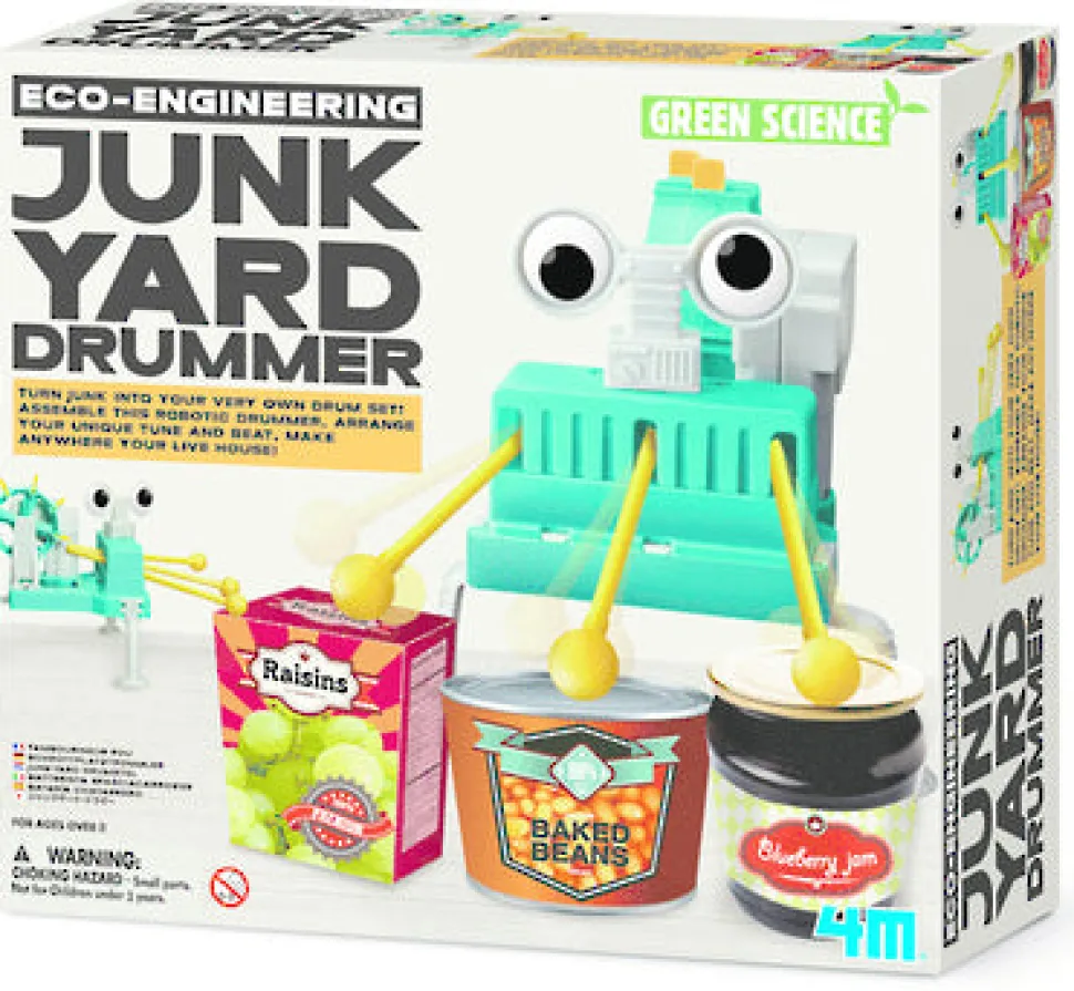 4M Green Science Eco-Engineering Junk Yard Drummer New