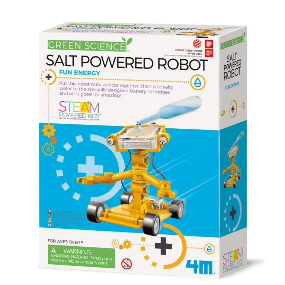 4M Green Science Salt Powered Robot Shop