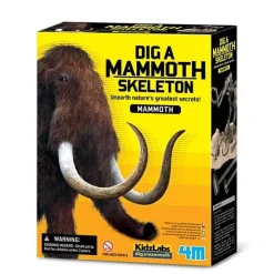 4M Kidz Labs Dinosaur Excavation Kit Mammoth New