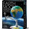 4M Kidz Labs Earth Moon Model Making Kit New
